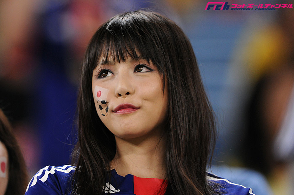 グループc 日本代表vsギリシャ代表戦の美女サポーターたち フットボールチャンネル