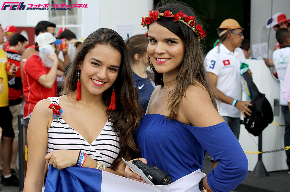 グループe フランス代表vsスイス代表戦の美女サポーターたち フットボールチャンネル