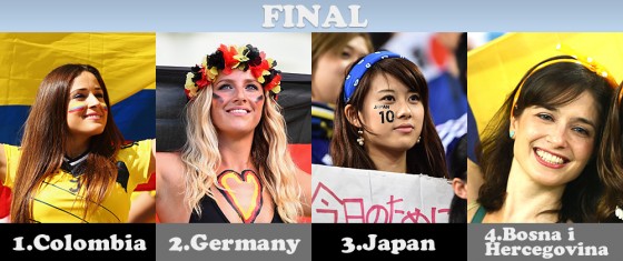 美女サポW杯決勝スタート！　“宿命の対決”日本VSコロンビアを制するのは!?