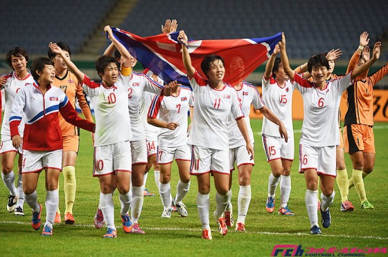 北朝鮮、女子代表のアジア大会Vに歓喜「選手が嬉し泣きに涙が止まらなかった」