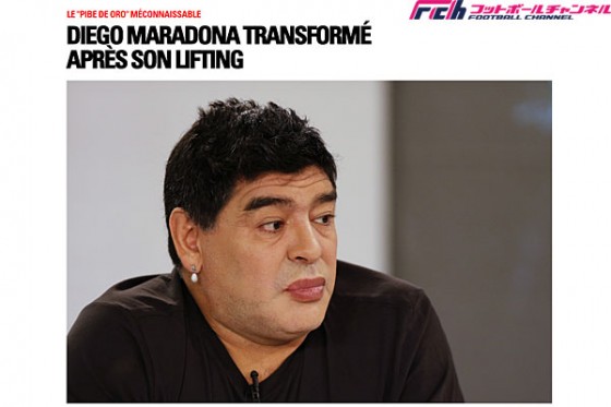 マラドーナがダイエットに続いて整形 若返りに成功 フットボールチャンネル
