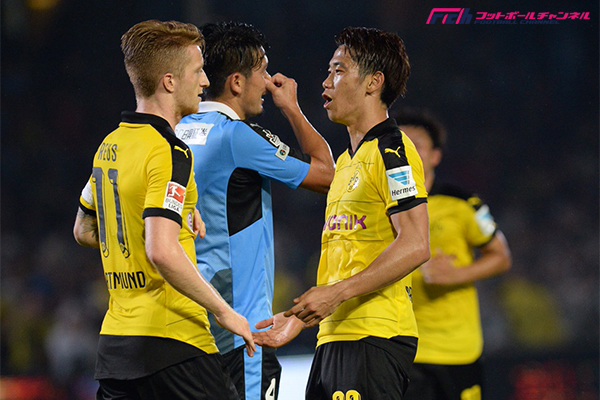 香川 オーバ2得点 ドルトムントが6点ゴールラッシュで川崎fに圧勝 フットボールチャンネル