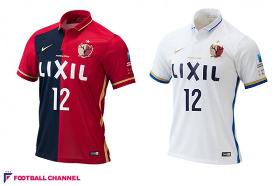 鹿島 16年の新ユニフォームを発表 創立25周年を記念した伝統の配色を採用 フットボールチャンネル