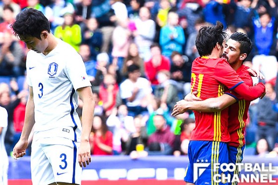 韓国代表 前欧州王者に記録的大敗 スペインは02年w杯の 復讐 果たす フットボールチャンネル