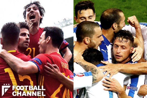 スペイン対イタリア 前大会決勝カードが早くも実現 Euro16強が続々決定 フットボールチャンネル
