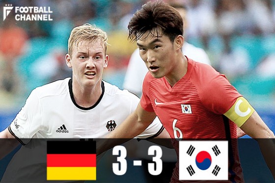 韓国 終了間際に痛恨の失点 ドイツと引き分けベスト8進出は持ち越しへ リオ五輪サッカー フットボールチャンネル