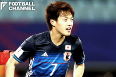 U-20日本代表の堂安律。2ゴールを決め、チームを決勝トーナメント進出に導いた