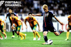 2014年ブラジルワールドカップ予選オーストラリア戦でPKを決めた本田圭佑