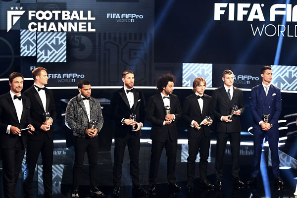 17年 最高の11人 は誰に Fifproワールドイレブン候補55選手を発表 フットボールチャンネル