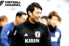 日本代表のGK東口順昭。初招集から約7年となるが、国際Aマッチ出場は3試合にとどまる