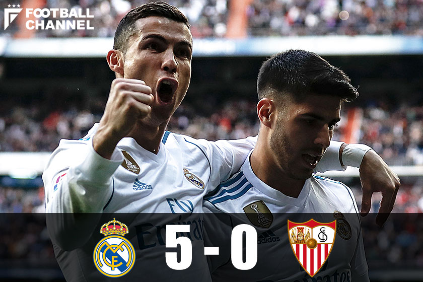 レアル 大量5得点でセビージャに圧勝 上位対決制し公式戦2連勝 フットボールチャンネル