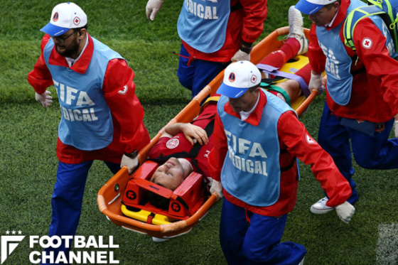 デンマーク代表mf 肋骨骨折でw杯残り試合を欠場へ ペルー戦で負傷退場 ロシアw杯 フットボールチャンネル
