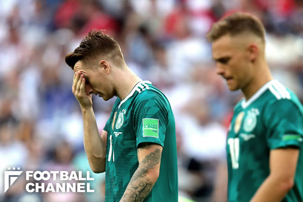 ドイツ W杯史上初のグループリーグ敗退 16大会連続の8強進出が途切れる ロシアw杯 フットボールチャンネル