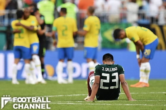 メキシコ 7大会連続の16強敗退 Glでドイツ撃破も ブラジルに屈し鬼門は抜けられず ロシアw杯 フットボールチャンネル