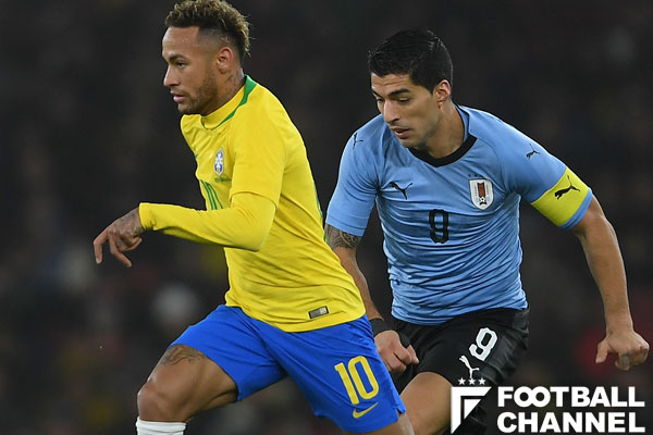 ネイマール弾でブラジル勝利 日本と韓国に敗戦のウルグアイが3連敗 フットボールチャンネル