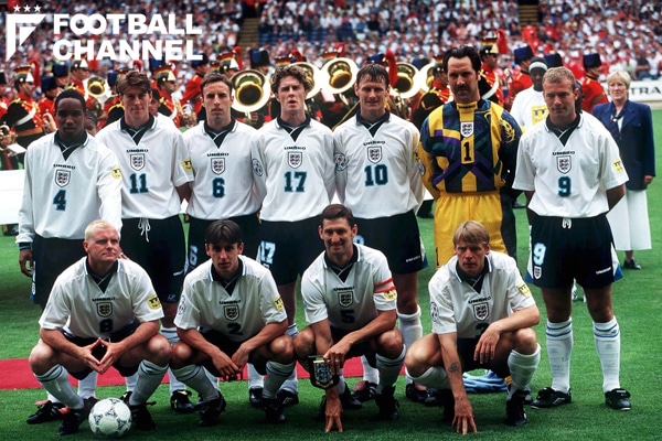 96年EUROイングランド代表。届きそうで届かない栄冠。サッカーの母国が 