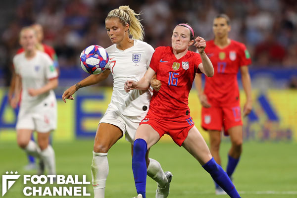 アメリカ女子代表 5度目の決勝進出 イングランド女子代表に2 1で勝利 女子w杯 フットボールチャンネル