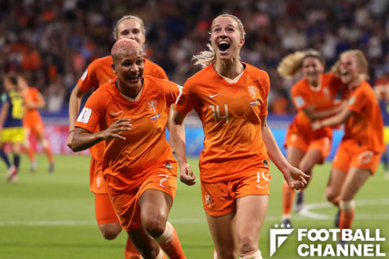 オランダ女子代表 初の決勝進出 延長戦の末スウェーデン女子代表に1 0で勝利 女子w杯 フットボールチャンネル