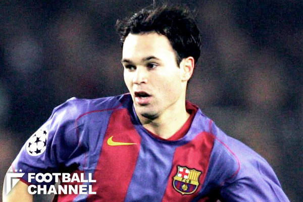 イニエスタ 16年前にバルセロナで決めたリーガ初ゴール 今も昔も変わらぬ技術 フットボールチャンネル