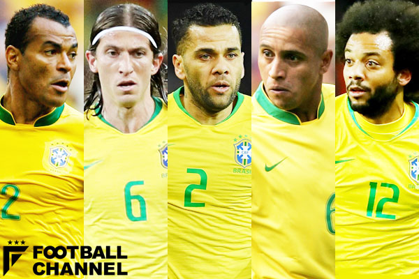 ブラジル代表歴代サイドバック その能力値は カフー ロベルト カルロス Dfの枠を超えた超人たち フットボールチャンネル