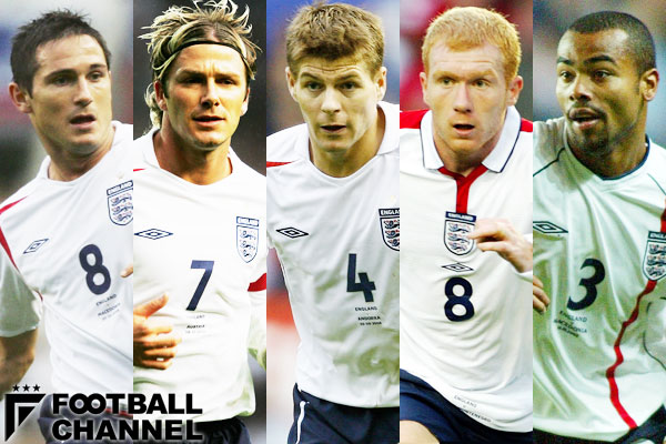 イングランドが生んだ 世界最高 の5人 その能力値は ジェラード ランパード ベッカム そして 母国が生んだ英雄たち フットボールチャンネル