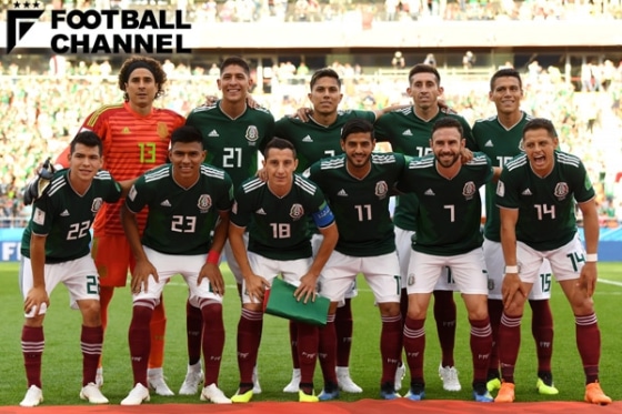 日本代表と対戦するメキシコ代表 現在のfifaランキングは 北中米最強国の順位は フットボールチャンネル