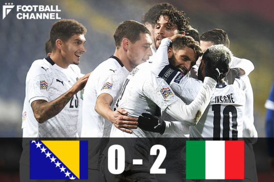 イタリア代表が2 0完封勝利 無敗で決勝トーナメント進出 Uefaネーションズリーグ フットボールチャンネル