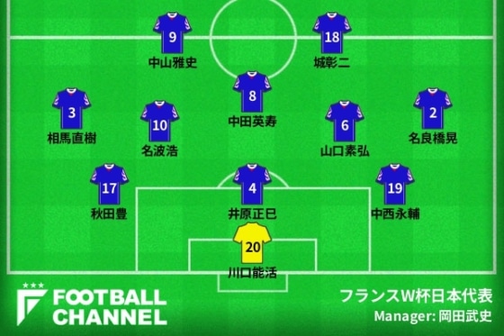 サッカー日本代表歴代スタメン フォーメーション 名将たちが導き出した最強布陣は 前編 フットボールチャンネル