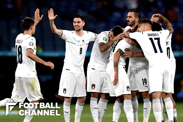 イタリア代表 開幕戦完勝で達成した意外な記録とは 大会史上初めて ユーロ フットボールチャンネル