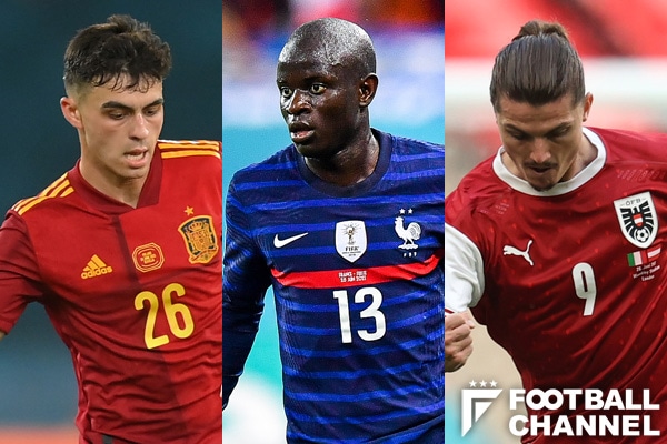 ユーロで最も走っているのは 走行距離ランキング カンテを上回るのは ユーロ フットボールチャンネル