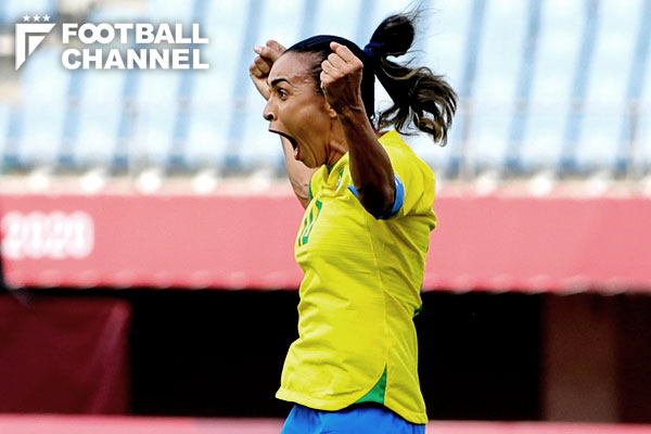 ブラジル女子代表FWが前人未到の大記録。史上初の五輪5大会得点を達成【東京五輪】