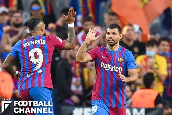 これぞ熟練の技 アグエロのバルセロナ移籍後初ゴールが凄い レアルとのクラシコで見せた待望の一撃とは フットボールチャンネル