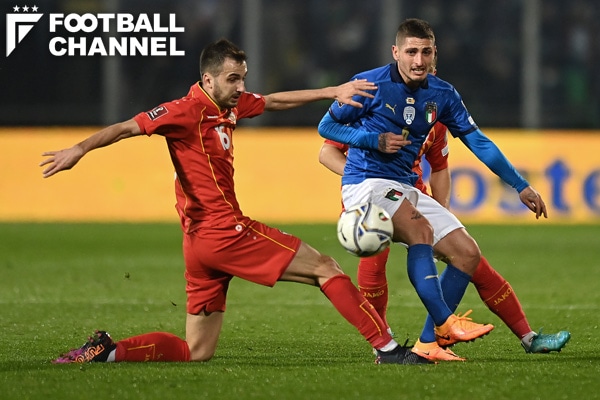 衝撃 イタリア代表が敗退 欧州予選で大波乱 北マケドニア代表が金星 4チームがワールドカップ出場に王手 カタールw杯欧州予選 24日結果まとめ フットボールチャンネル