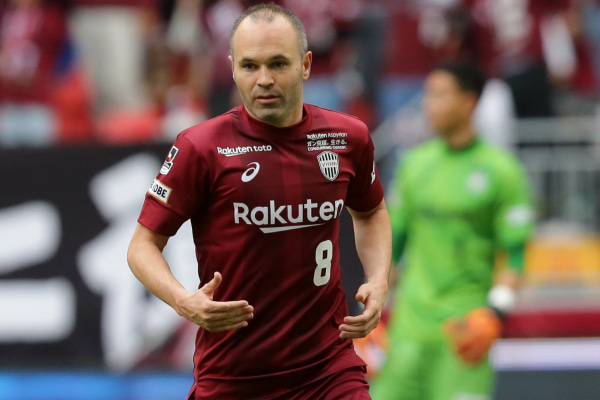 かつてヴィッセル神戸で活躍したアンドレス・イニエスタ