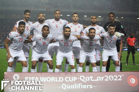 チュニジア代表の最新fifaランキングは 今夜 サッカー日本代表と対戦 W杯出場国内での順位は キリンカップサッカー22 フットボールチャンネル