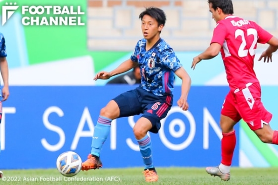 サッカーU-22日本代表に選出された松岡大起