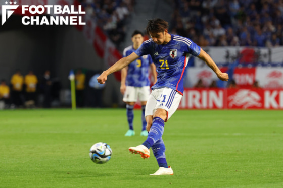 キリンチャレンジカップ2023、ペルー代表戦でゴールを決めたサッカー日本代表DF伊藤洋輝