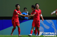 AFC U-17アジアカップ タイ2023・準々決勝、U-17タイ代表戦でゴールを決めたキム・ヒョンミン
