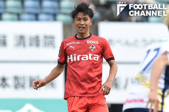 ロアッソ熊本に所属する江﨑巧朗