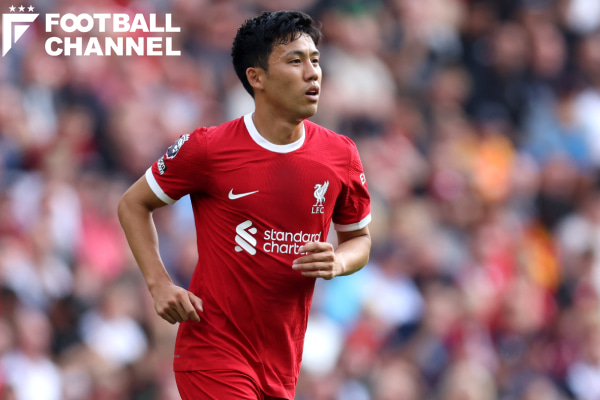 リバプールに所属するサッカー日本代表MF遠藤航