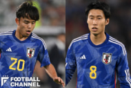 サッカー日本代表の久保建英と鎌田大地