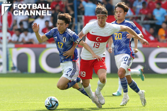 トルコ代表戦に先発したサッカー日本代表MF田中碧