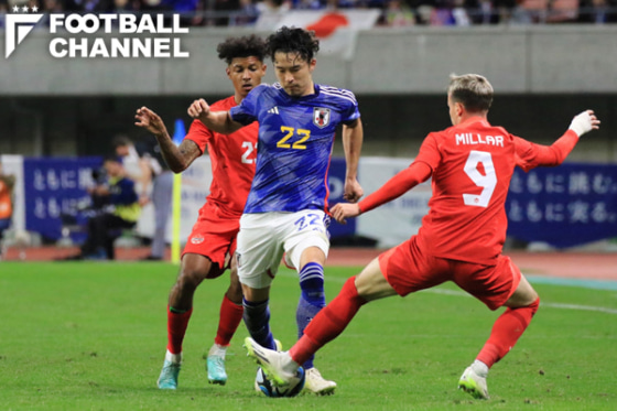 カナダ代表戦に先発出場したサッカー日本代表DF中山雄太