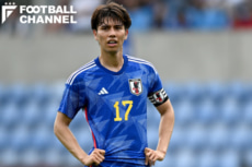 サッカー日本代表の田中碧