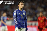 サッカー日本代表の上田綺世