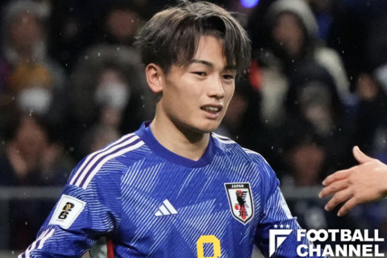 サッカー日本代表の上田綺世