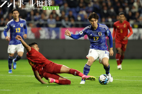 サッカー日本代表MF田中碧
