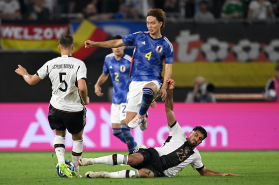 ドイツ代表と対戦したサッカー日本代表DF板倉滉
