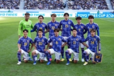 タイ戦に臨むサッカー日本代表