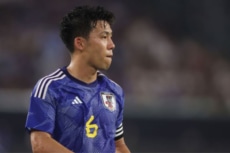 日本代表でプレーするMF遠藤航
